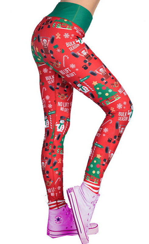 SZ60234 santa christmas leggings